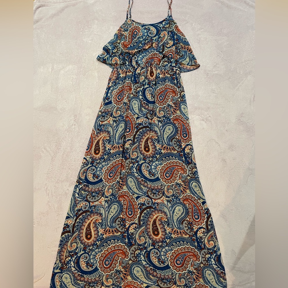 Xhilaration Paisley Print Maxi Dress